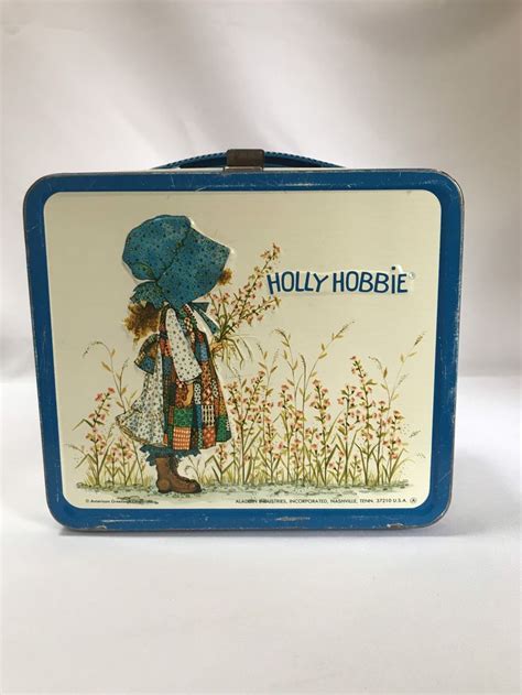 hobby lobby metal lunch box|Holly Hobbie Lunch Boxes for sale .